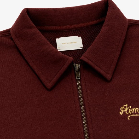 Aime Leon Dore Chain Stitch Quarter Zip Sweatshirt F/W 21 - Picture 2 of 5